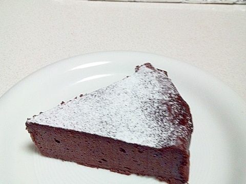しっとり☆濃厚☆豆腐のヘルシーチョコレートケーキ